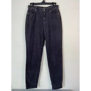 BDG Urban Outfitters women's 26‎ dark grey corduroy high rise mom pants casual
